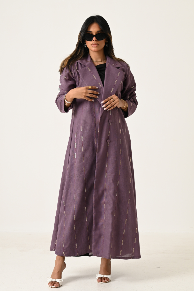 عبايه قماش لنن