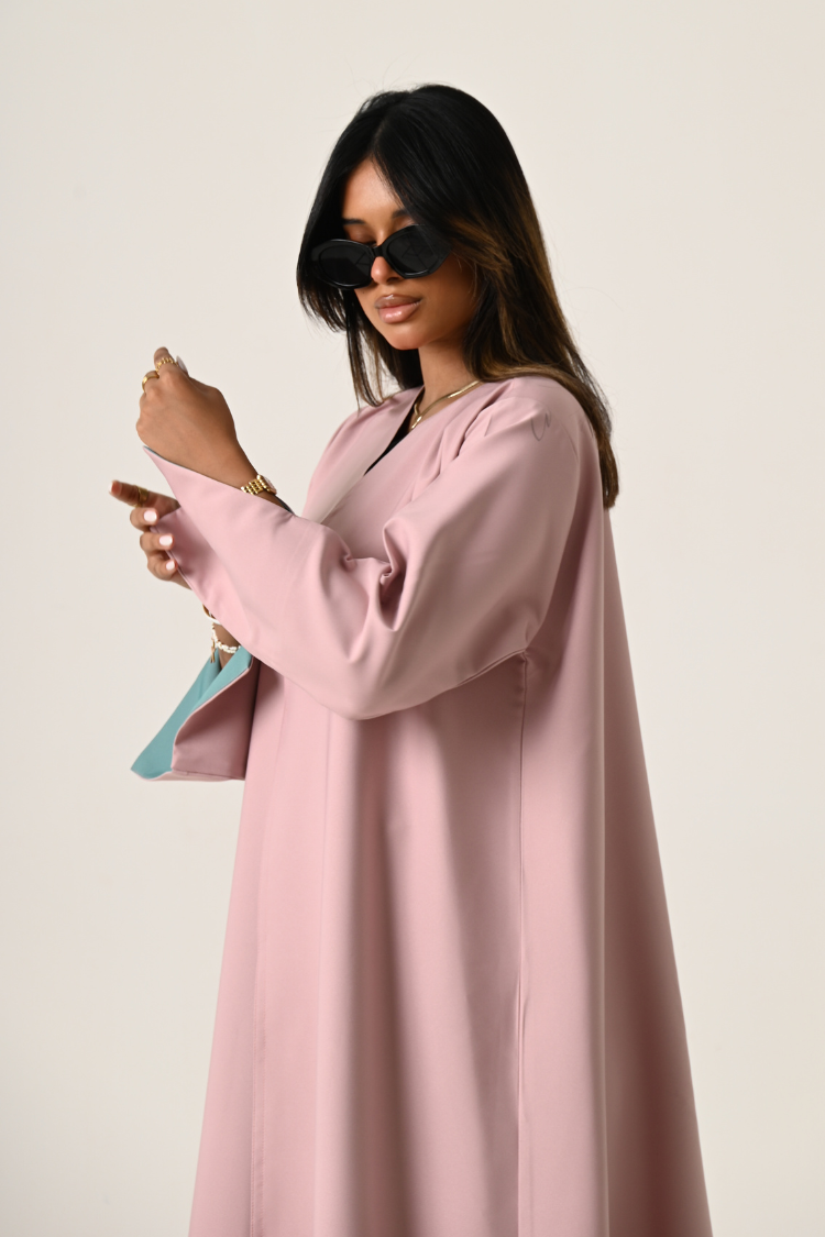 عباية كلوش سرميك (تو فيس ) - الصورة 3