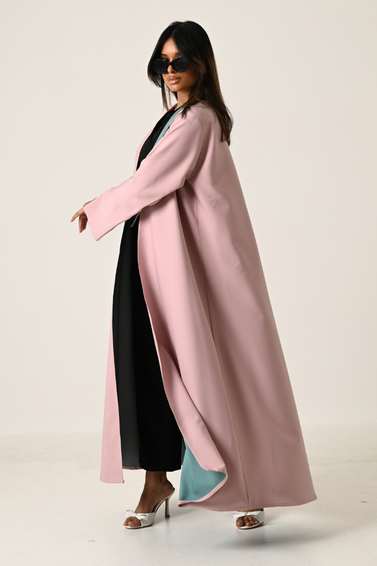 عباية كلوش سرميك (تو فيس ) - الصورة 6