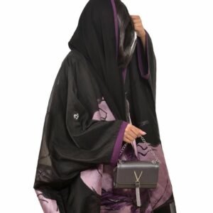 عبايه سودا فخمه